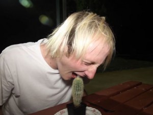 Guy Eats Cactus